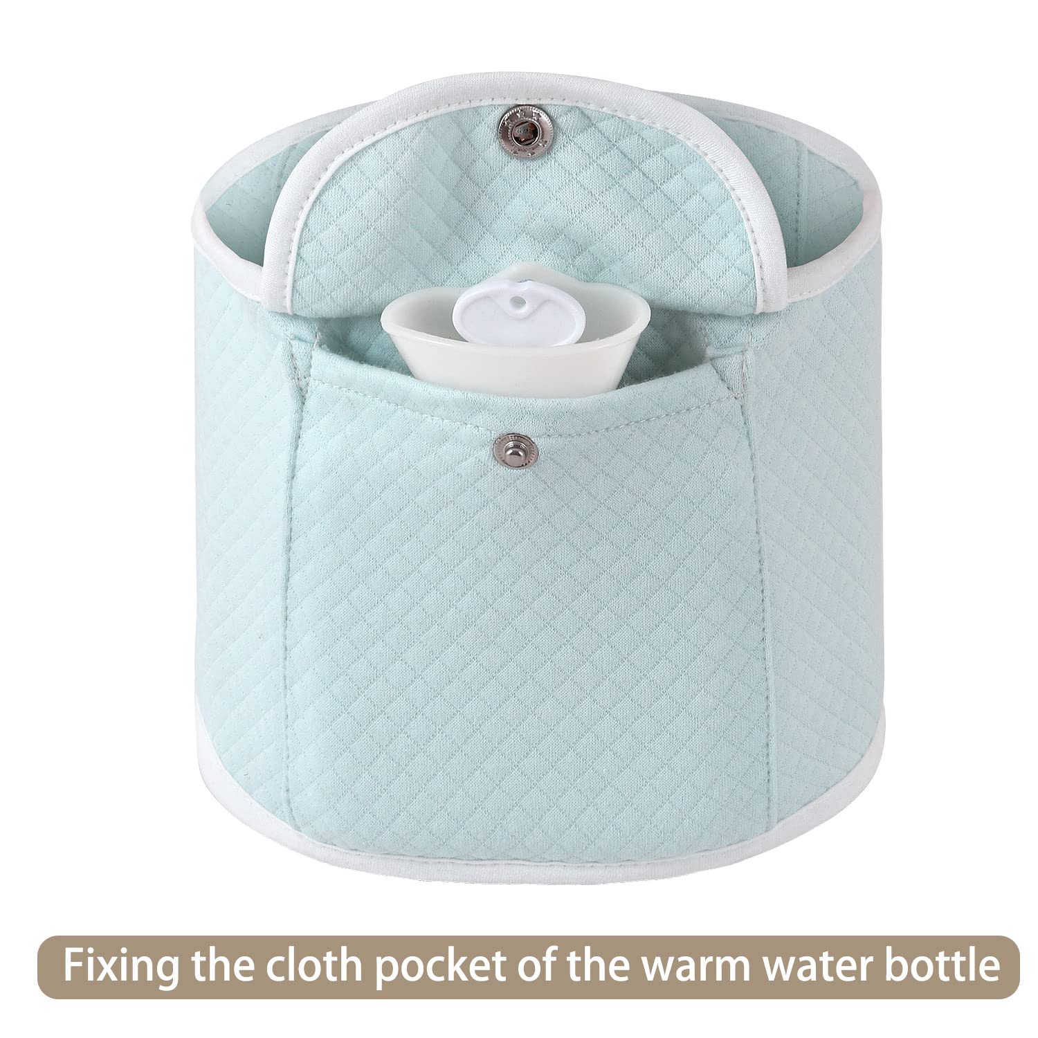 Baby Colic, Gas and Upset Stomach Relief,Heated Tummy Wrap,Infant Swaddling Belly Belt with Soothing Warmth,Newborns Bellyband,Relieve intestinal colic, Soothe Colic Discomfort,Hot water bottles(Blue) - Image 8